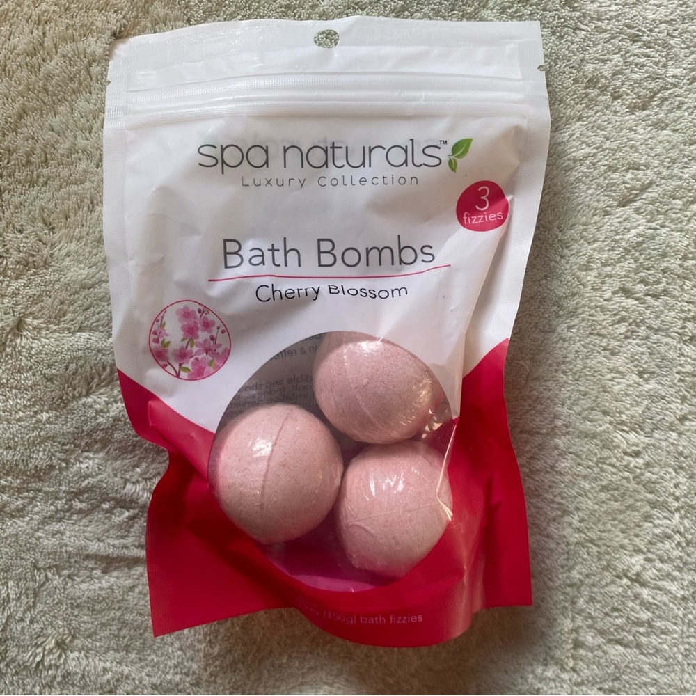 Spa Naturals Luxury Collection | NWT Cherry Blossom Bath Fizzies
